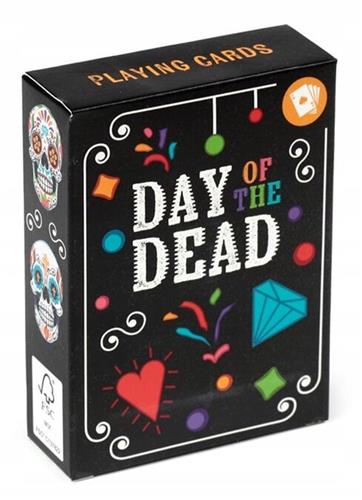 Speelkaarten/Kaartspel - Dia de los Muertos Thema - 9x6,5cm
