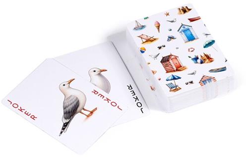 Speelkaarten/Kaartspel - Kust/Zee/Strand Thema - 9x6,5cm