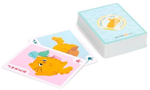 Speelkaarten/Kaartspel - Beans & Co Cats Thema - 9x6,5cm