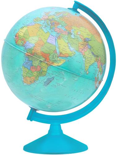 IMPERATORIS® Globe - Educatieve Wereldbol - Nauwkeurige Tijdzone voor Kinderen Leren - Aardrijkskunde Decor voor Klaslokaal en Huis - 30 cm