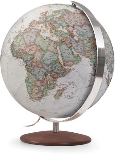 IMPERATORIS® Globe - Educatieve Wereldbol - Nauwkeurige Tijdzone voor Kinderen Leren - Aardrijkskunde Decor voor Klaslokaal en Huis - 1 stuk - 35.5 x 33 x 47 cm