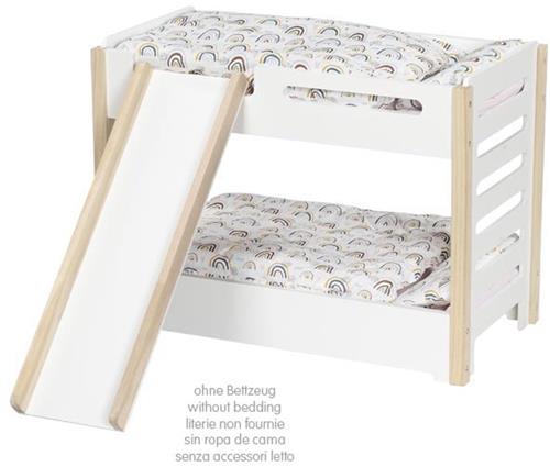 Goki Houten Poppenstapelbed met Glijbaan