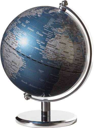 IMPERATORIS® Globe - Educatieve Wereldbol - Nauwkeurige Tijdzone voor Kinderen Leren - Aardrijkskunde Decor voor Klaslokaal en Huis - 13 cm - 1 stuk