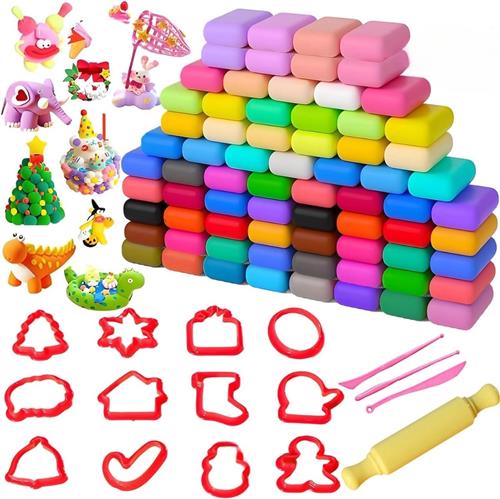 IMPERATORIS® Boetseerklei - Polymeer Klei - Een Ideaal Cadeau voor Schooljongens en Meisjes - Herbruikbaar - Uitwasbaar - 72 Kleuren