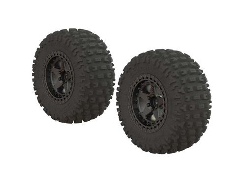 Dboots 'Fortress SC' Tire Set Glued Gun Metal (2)