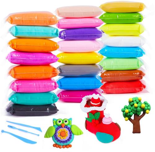 IMPERATORIS® Boetseerklei - Polymeer Klei - Een Ideaal Cadeau voor Schooljongens en Meisjes - Herbruikbaar - Uitwasbaar - 24 Kleuren