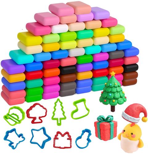 IMPERATORIS® Boetseerklei - Polymeer Klei - Een Ideaal Cadeau voor Schooljongens en Meisjes - Herbruikbaar - Uitwasbaar - 72 Stück