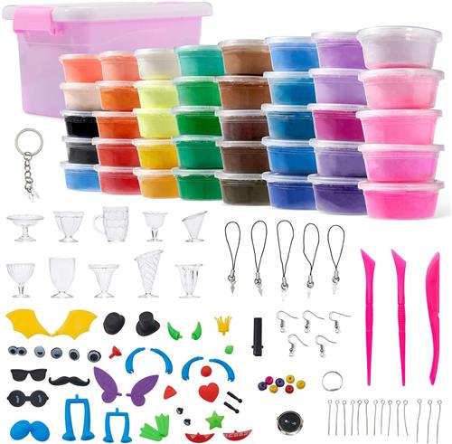 IMPERATORIS® Boetseerklei - Polymeer Klei - Een Ideaal Cadeau voor Schooljongens en Meisjes - Herbruikbaar - Uitwasbaar - 40 Kleuren