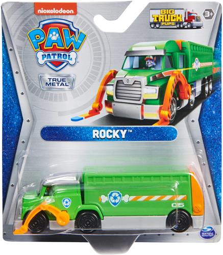 Paw Patrol True Metal Big Truck Pups - Vuilniswagen Rocky - Speelgoedvoertuig 3+