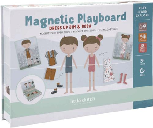 Little Dutch Magneet speelbord Jim & Rosa