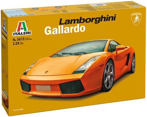 Italeri Modelbouwpakket Auto - 3673 Lamborghini Gallardo - Italiaanse Supercar - Auto Plastic - 1:24 -