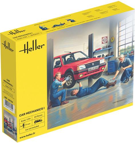 Heller Modelbouwpakket Diorama - 82755 Automonteurs I - voor Diorama - 3 Figuren Plastic - 1:24 -