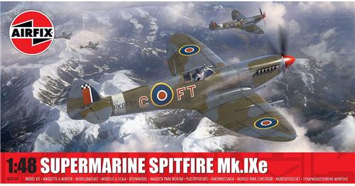 Airfix Modelbouwpakket Vliegtuigen - 05144 Supermarine Spitfire Mk.Ixe WWII - Brits Propellervliegtuig Plastic - 1:48 - Modelbouw