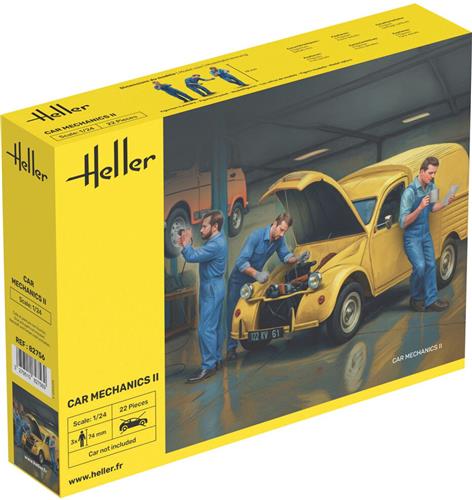 Heller Modelbouwpakket Diorama - 82756 Automonteurs II - voor Diorama - 3 Figuren Plastic - 1:24 -