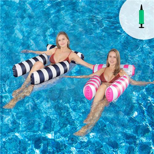 Unyqoos® Opblaasbare 4-in-1 Waterhangmat voor Zwembad en Strandplezier