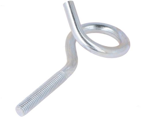 2x M6 Bout met schommelhaak- 100mm