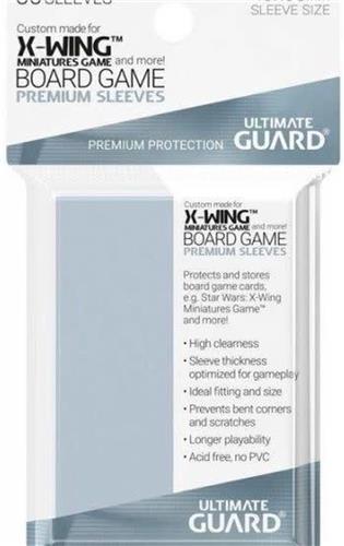 Ultimate Guard Ultimate Guard Board Game Sleeves (50) - X-Wing Miniatures Game Card Sleeves for Board Game Cards