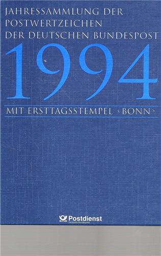 POSTZEGELS - JAARSET 1994 DEUTSCHE BUNDESPOST
