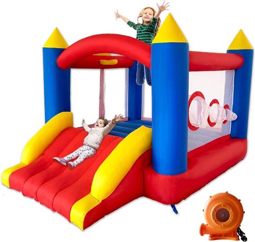 Springkasteel - Opblaasbare Springkasteel - de ultieme indoor speelervaring voor 3 tot 4 kinderen!