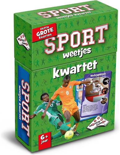 Sport Weetjes Kwartet - Kaartspel - Boordevol leuke feitjes over sport