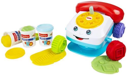 Fisher Price Klei Telefoon Met 3 Portjes Klei