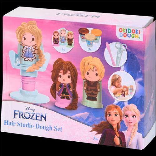 Disney Frozen haarstudio kleiset  kapper & klei set  kapsel & accessoires  vanaf 3 jaar  creatief knutselset  kinderen  cadeau