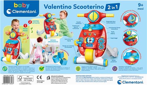 Baby 17853 babyloopstoel Blauw, Rood, Wit, Geel