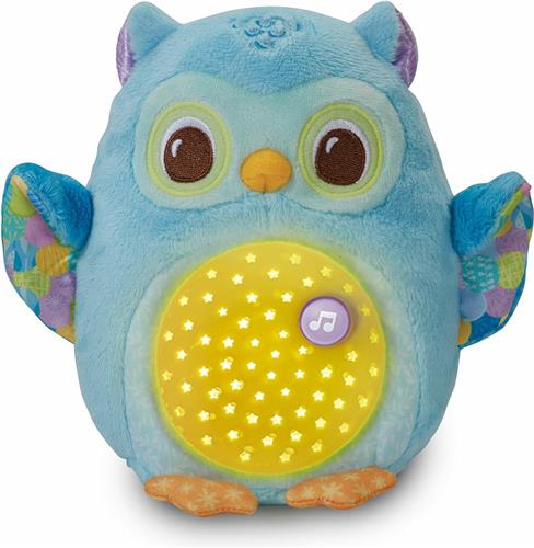 Leuchtende Plüscheule.