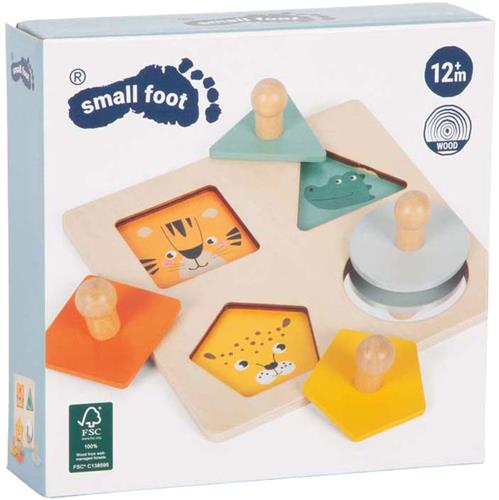 Small Foot - Houten Vormen Montessori Puzzel FSC