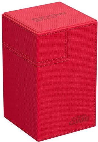 Ultimate Guard Ultimate Guard Flip'n'Tray 100+ Xenoskin - Red Card Boxes