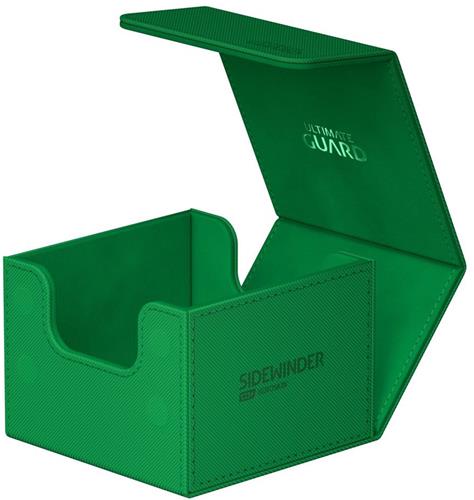 Ultimate Guard Ultimate Guard Sidewinder 133+ Xenoskin - Green Card Boxes
