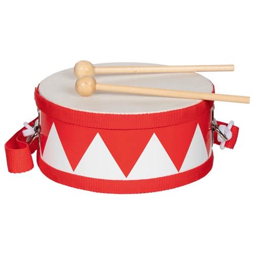 Goki trommel rood - speelgoed muziekinstrument voor kinderen.
