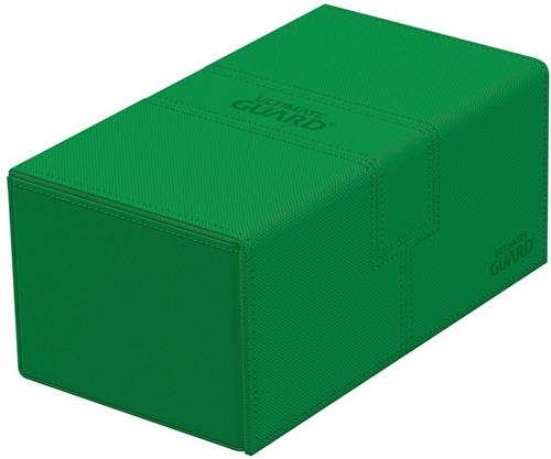 Ultimate Guard Ultimate Guard Twin Flip'n'Tray 200+ Xenoskin - Green Card Boxes