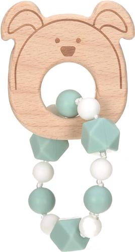 Lassig Little Chums Dog Wood/Silicone Bijtring Armband 1313006524