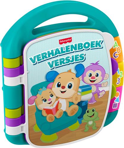Fisher-Price Leerplezier Verhalenboek Versjes - Muzikaal Boek met Lichtjes en Geluid