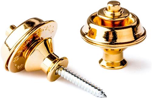 Dunlop Straplok goud Dual Design  - Accessoire voor gitaren