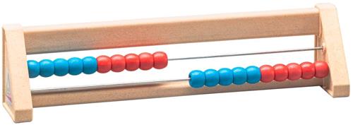 Unyqoos® Educatief rekenframe met 20 kleurrijke ballen voor jonge leerlingen