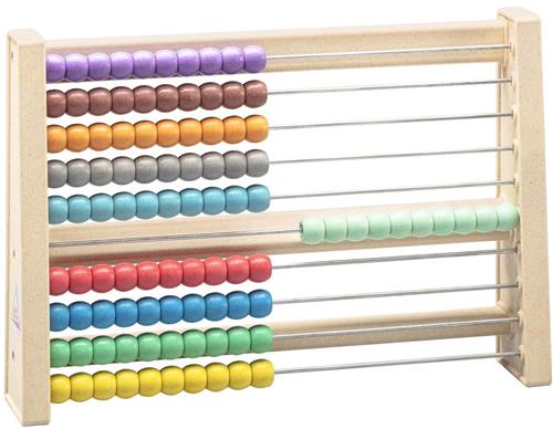 Unyqoos® Educatief rekenbord met kleurrijke kralen voor interactieve wiskundeles