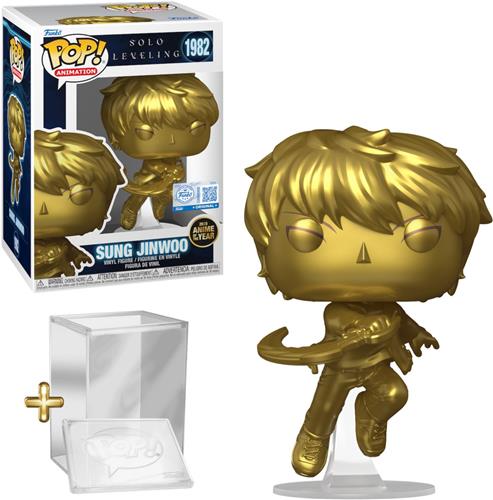 FUNKO POP! Sung Jinwoo (Gold) 1982 Solo Leveling Exclusive