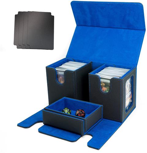 IMPERATORIS® Deck Box - Opbergdoos voor Speelkaarten - Card Case - blauw