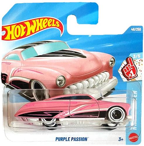 HOT WHEELS PURPLE PASSION 46/250 LOLLYPOP PINK HW FAN DRIVEN 3/5 1:64 SHORT CARD 2026