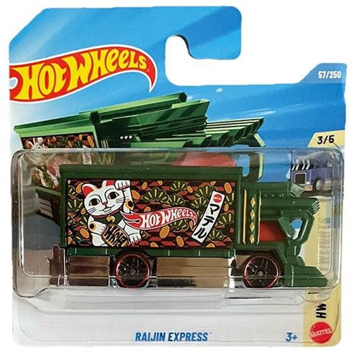 HOT WHEELS RAIJIN EXPRESS GREEN LUCKY CAT HEAVEY WEIGHTS 3/5 SHORT CARD 2026