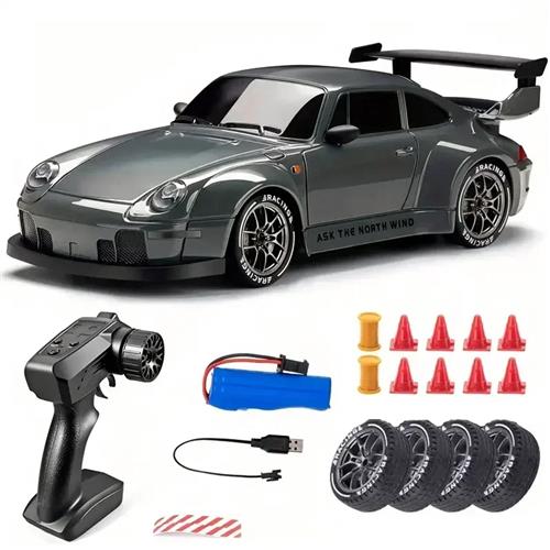 Fubzz RC Drift Auto - 1:24 Afstandsbediening Racewagen - 4WD Mini RC Car 20Km/H - 2.4G Hoge Snelheid - Cadeau Voor Jongens