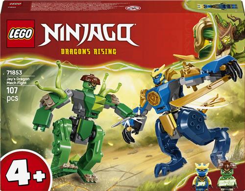 LEGO® NINJAGO® - Jay's Drakenmechastrijd - Speelgoedmecha - Speelset met 2 Minifiguren - 71853