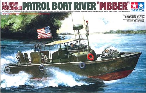 Tamiya 35150 PBR 31 Mk.II Patrol Boat  Vietnam Oorlog  1:35 Modelbouwpakket