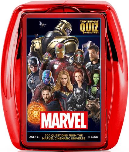 TOP TRUMPS QUIZ MARVEL CINEMATIC.