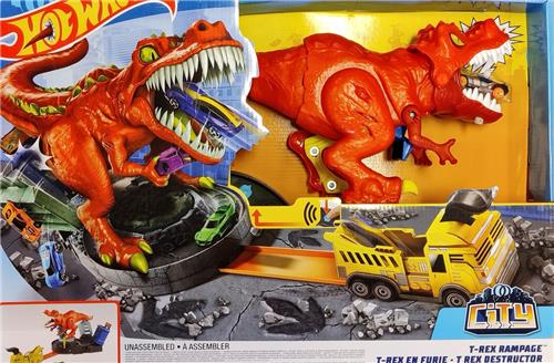 Hotwheels  T-Rex rampage stuntbaan