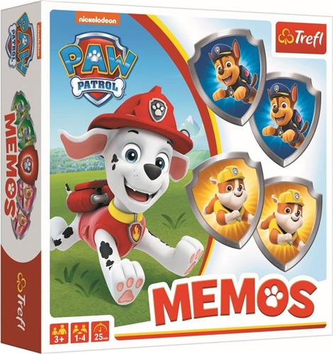 Paw Patrol memo 3+