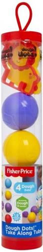FISHER PRICE DOUGH 4 BALLEN IN KOKER MET VORMEN