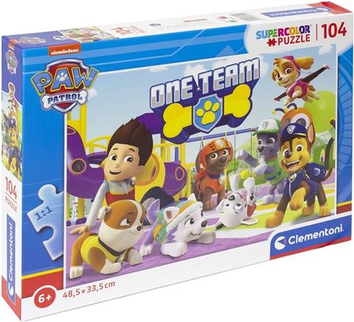 Paw Patrol - One Team Puzzel (104 stukjes)